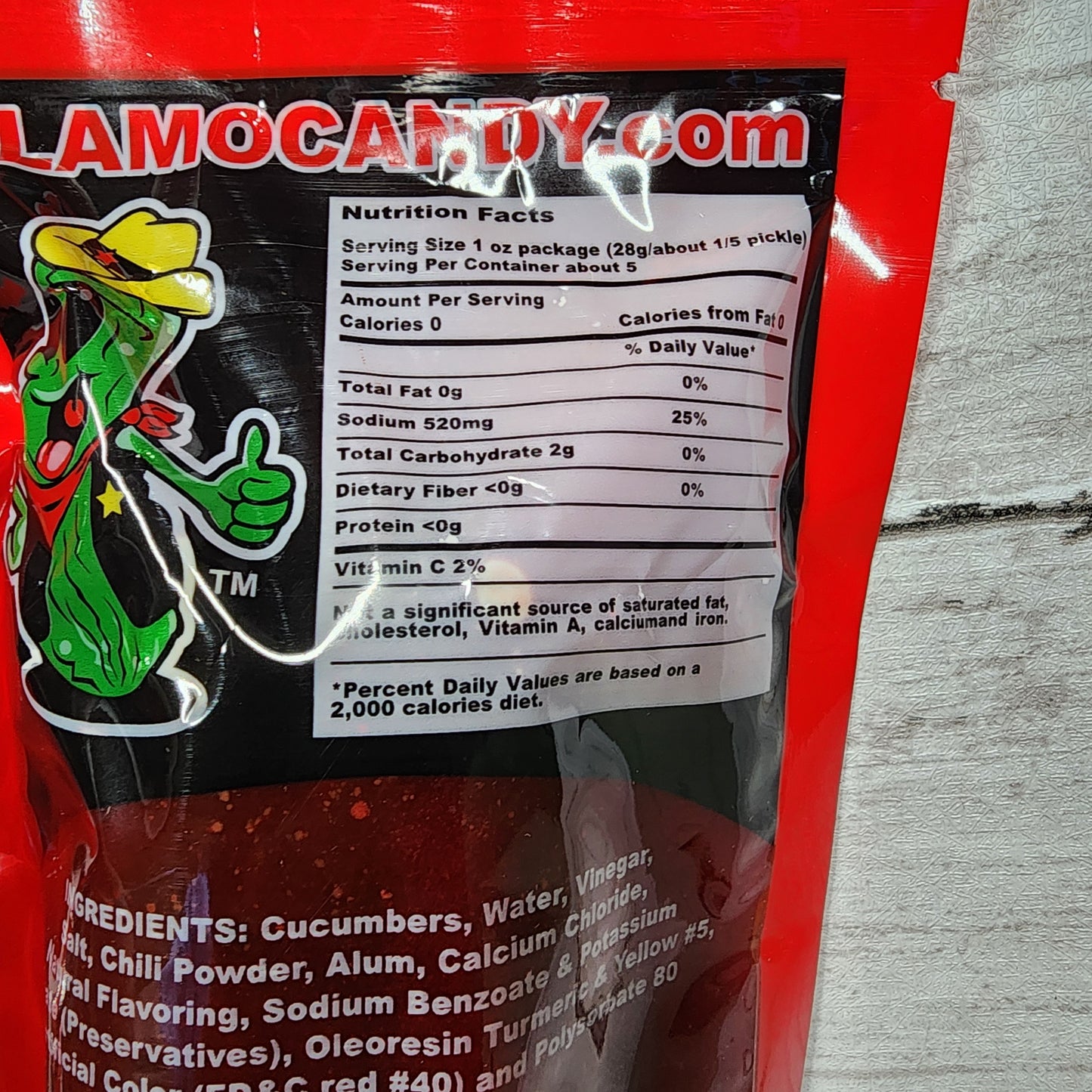 Alamo Candy Big Tex Dill Pickle In Chamoy 2 Pack