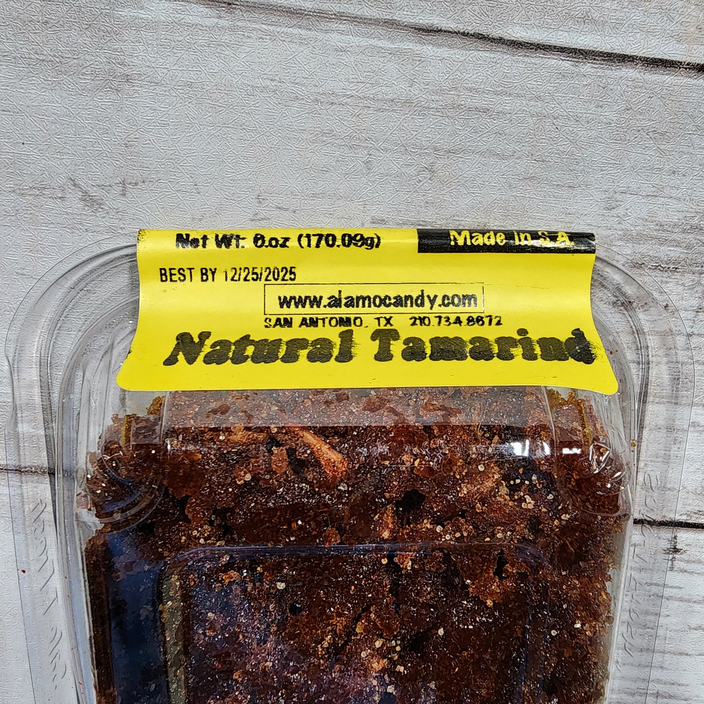 Alamo Candy Co. Natural Tamarind Salted with Chili – 6oz (2 Pack)