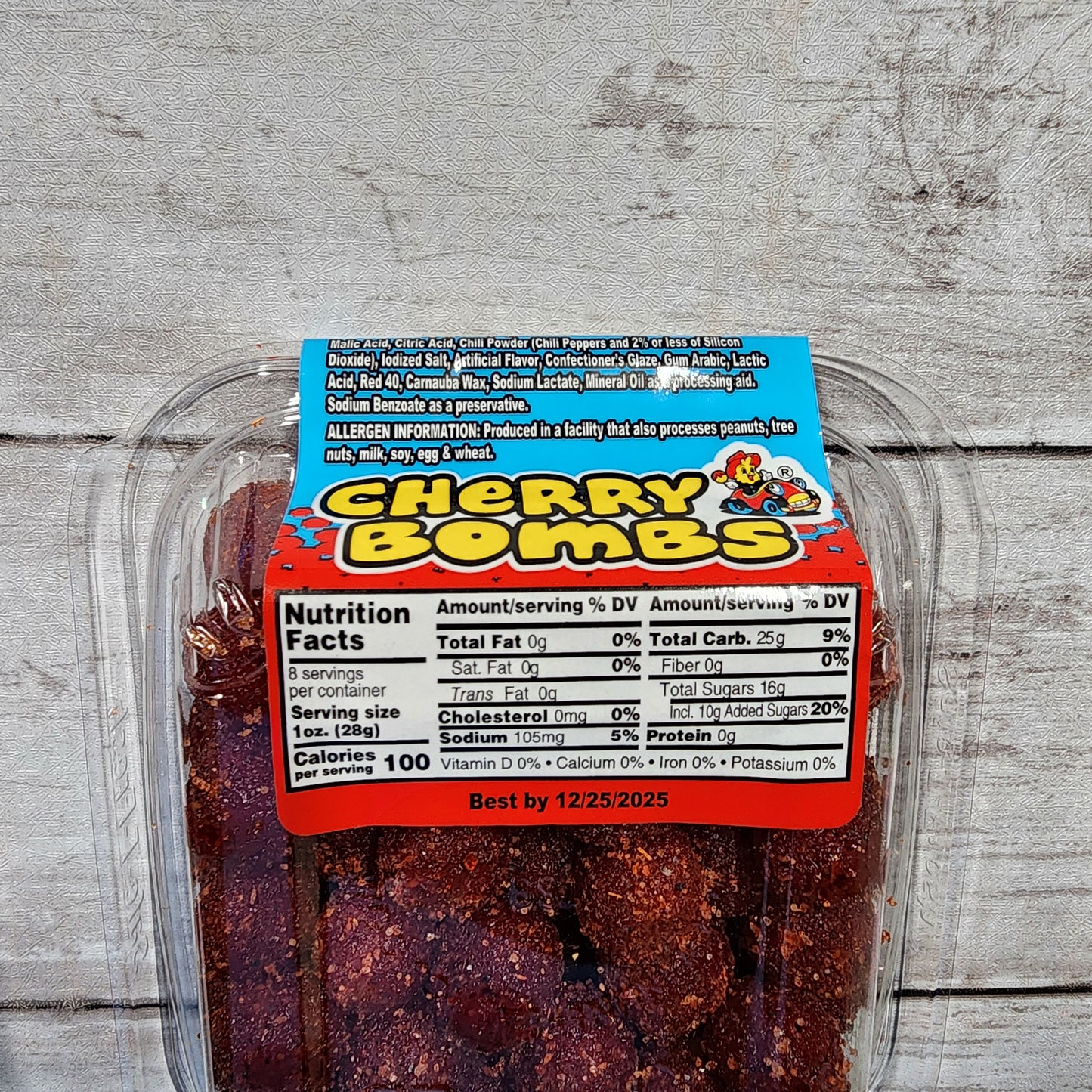 Alamo Candy Co. Cherry Bombs Sweet & Sour with Chili "Chewy" 8oz (2 Pack)
