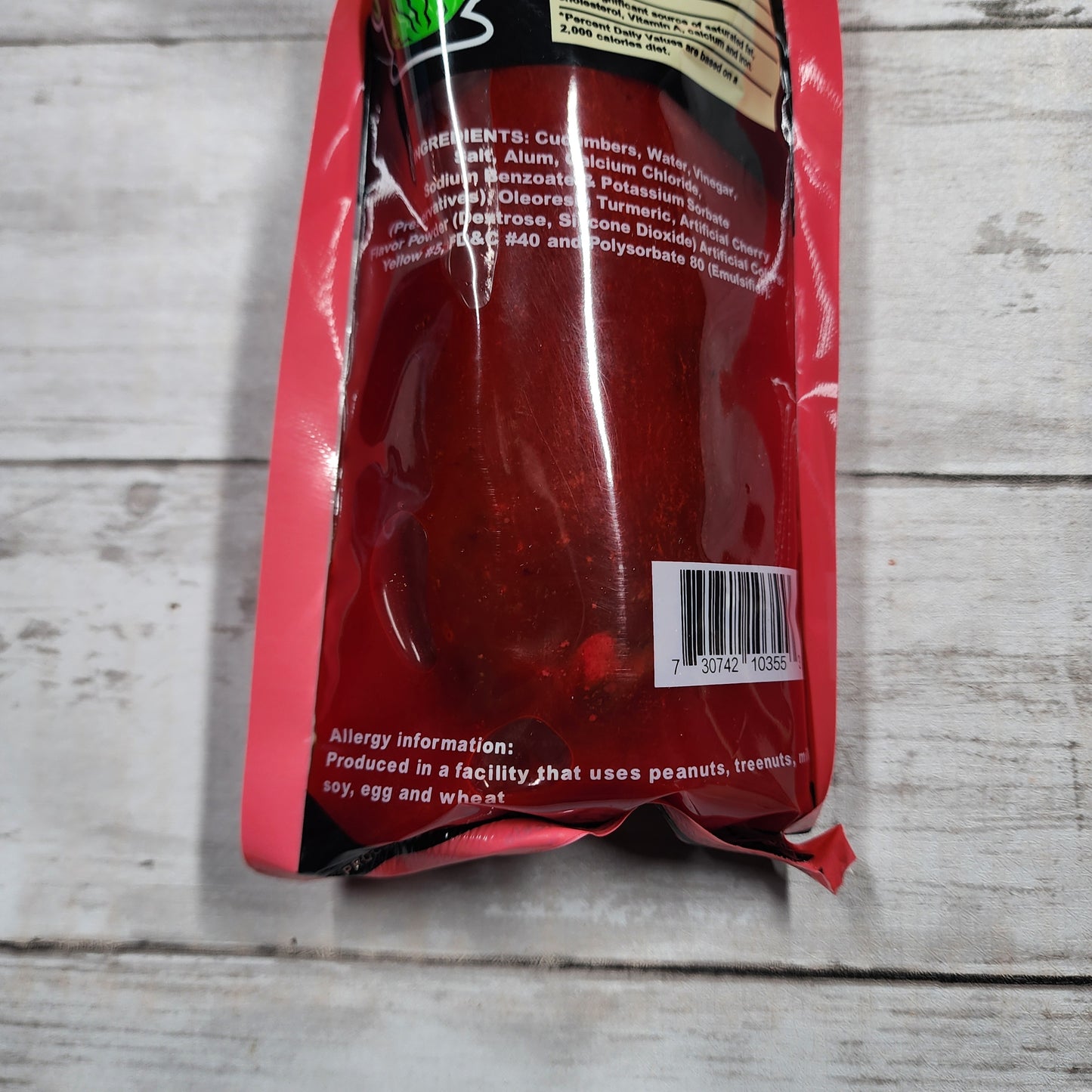 Alamo Candy Flavored Dill Pickles; Chamoy, Cherry, Jalapeno, Plain Dill