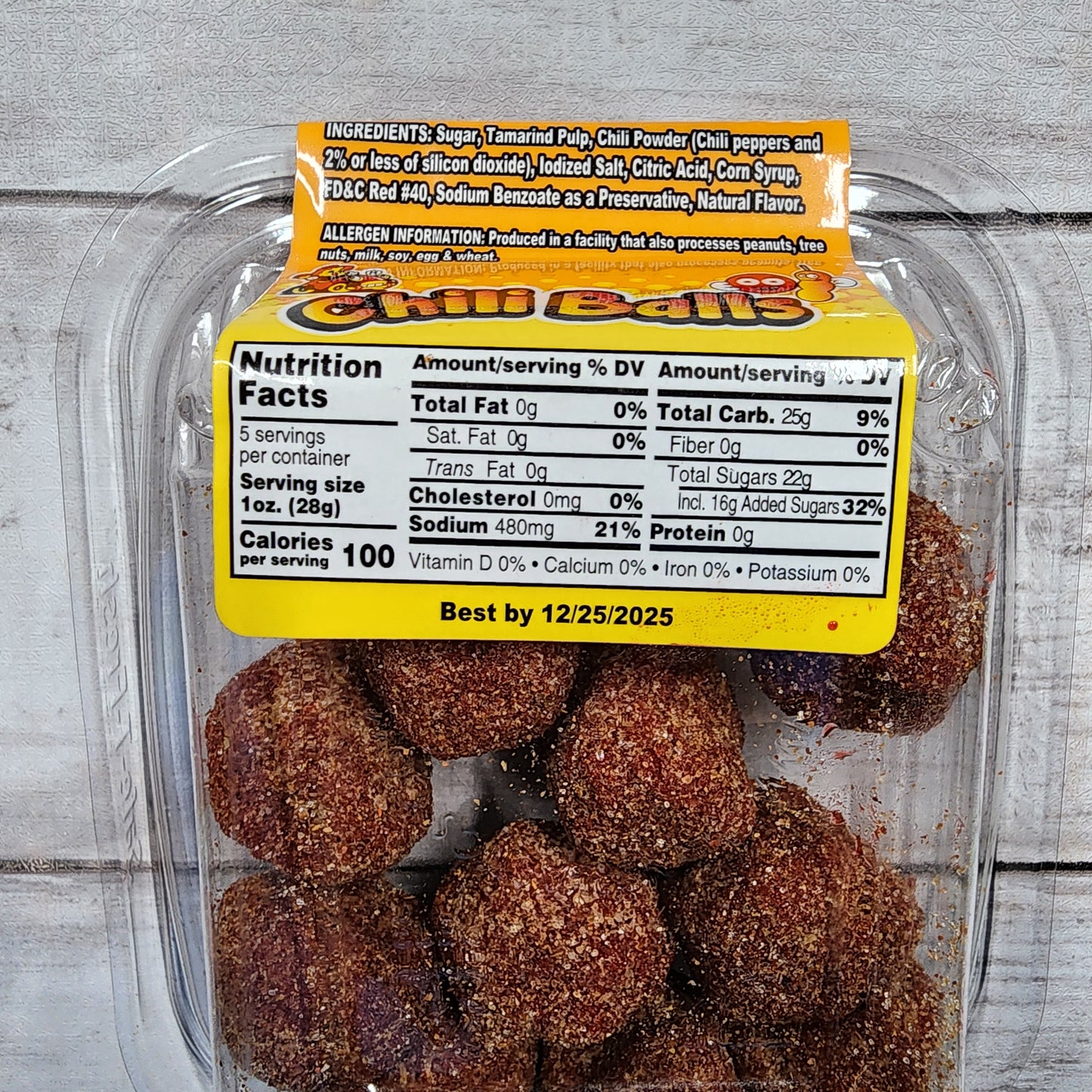 Chili Balls with Tamarind Spicy Enchilado 5.5oz(2 Pack) -  Alamo Candy Co