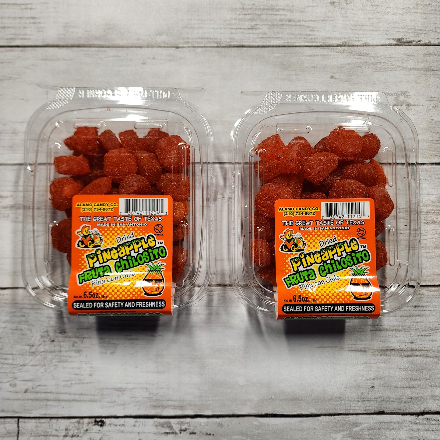 Dried Pineapple Fruta Chilosito Pina con Chile 6.5oz(2 Pack) - Alamo Candy Co