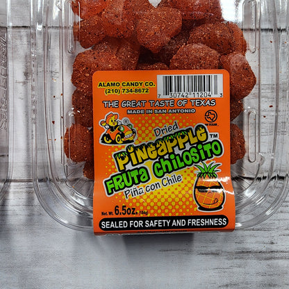 Dried Pineapple Fruta Chilosito Pina con Chile 6.5oz(2 Pack) - Alamo Candy Co