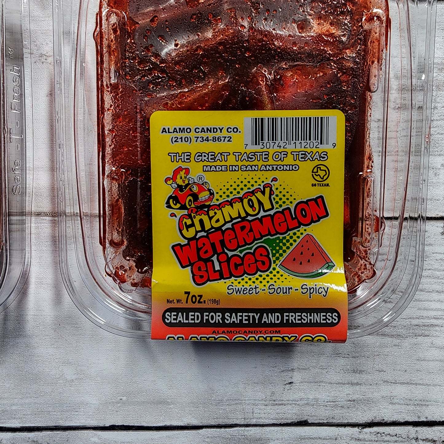 Chamoy Watermelon Slices Sweet Sour Spicy 7oz(2 Pack) - Alamo Candy Co