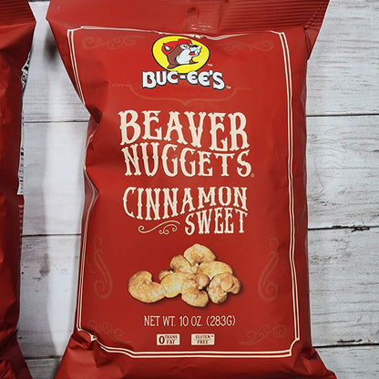 10oz Buc-ee's Beaver Nuggets Cinnamon Sweet 2 Pack