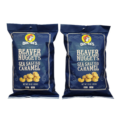 10oz Buc-ee's Beaver Nuggets Sea Salted Caramel 2 Pack