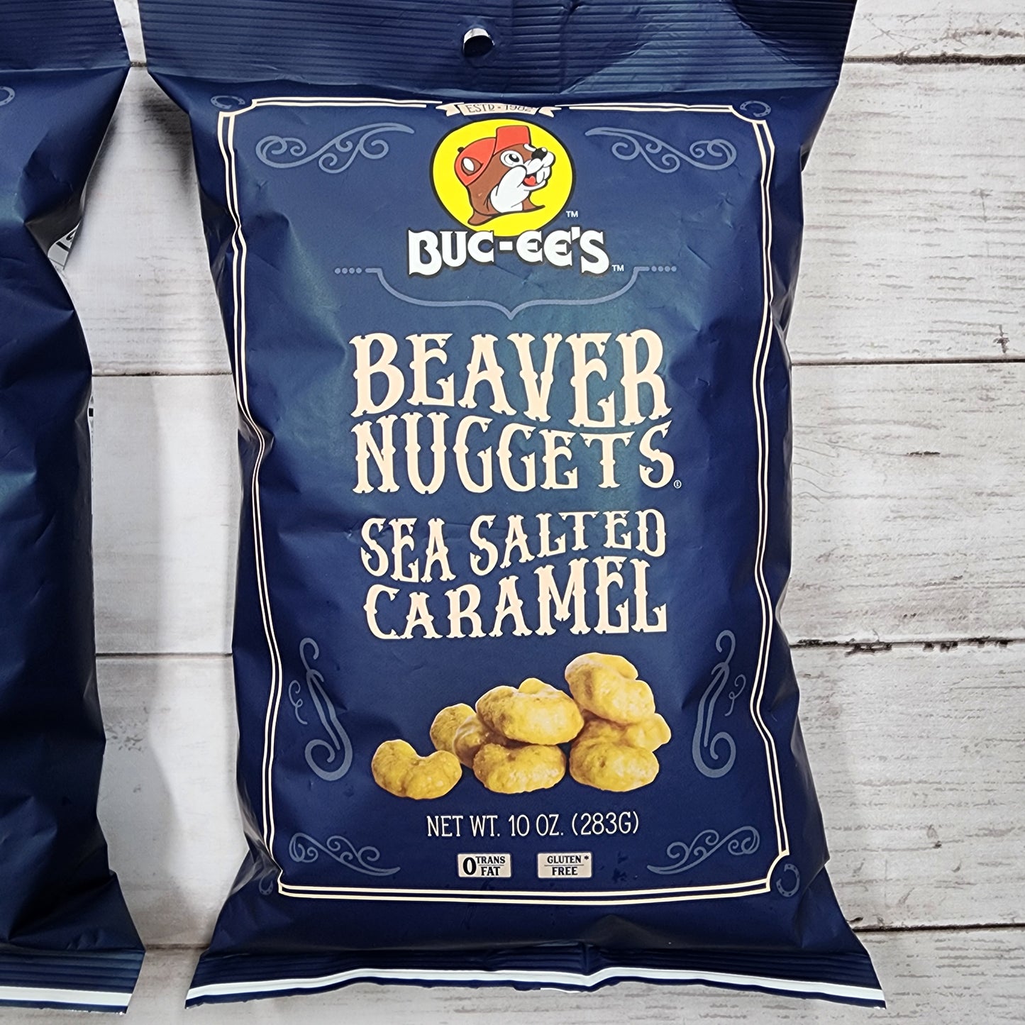 10oz Buc-ee's Beaver Nuggets Sea Salted Caramel 2 Pack