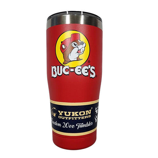 Buc-ee's Red Stainless Steel Yukon Outfitters Freedom 20oz Tumbler