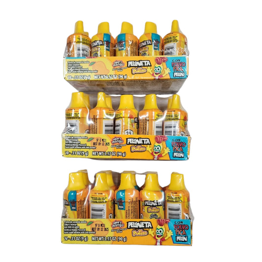PELONETA Del Puesto Sabor a Mango 10-.31oz(9g) Mini - 3 Pack - New