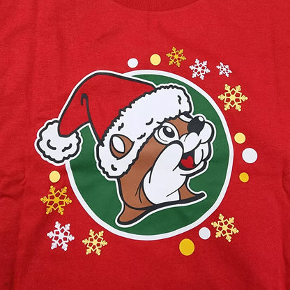 2024 Buc-ee's "Believe In The Magic Of Christmas" T Shirt Red Green White - New