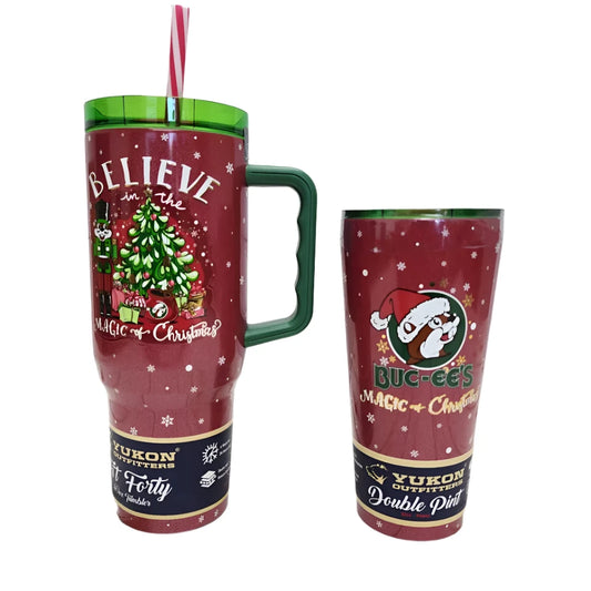 2024 Buc-ee's Magic Of Christmas Yukon Outfitters Tumblers 40oz 32oz - New