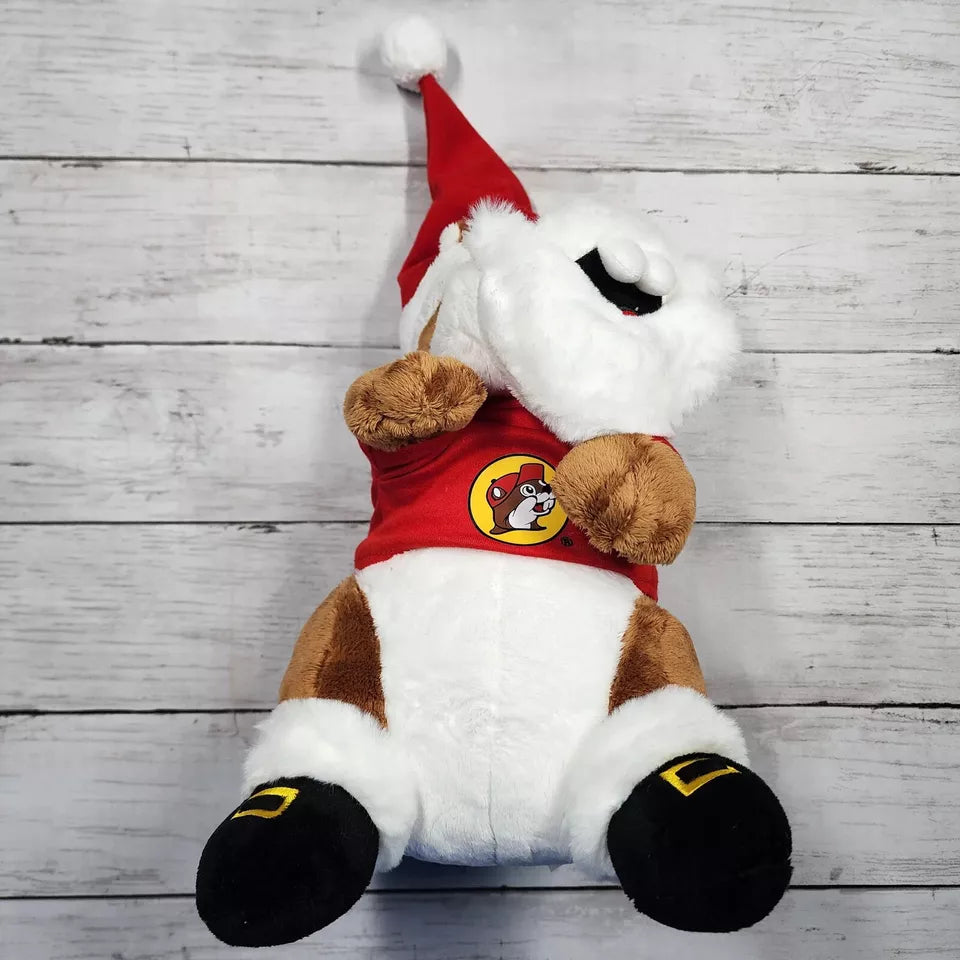 2024 Buc-ee's Christmas Santa Beaver 11" Plush - New