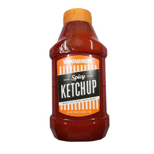 Whataburger Spicy Ketchup 40oz Bottle – Texas - Sized Flavor - LonestarGoodies